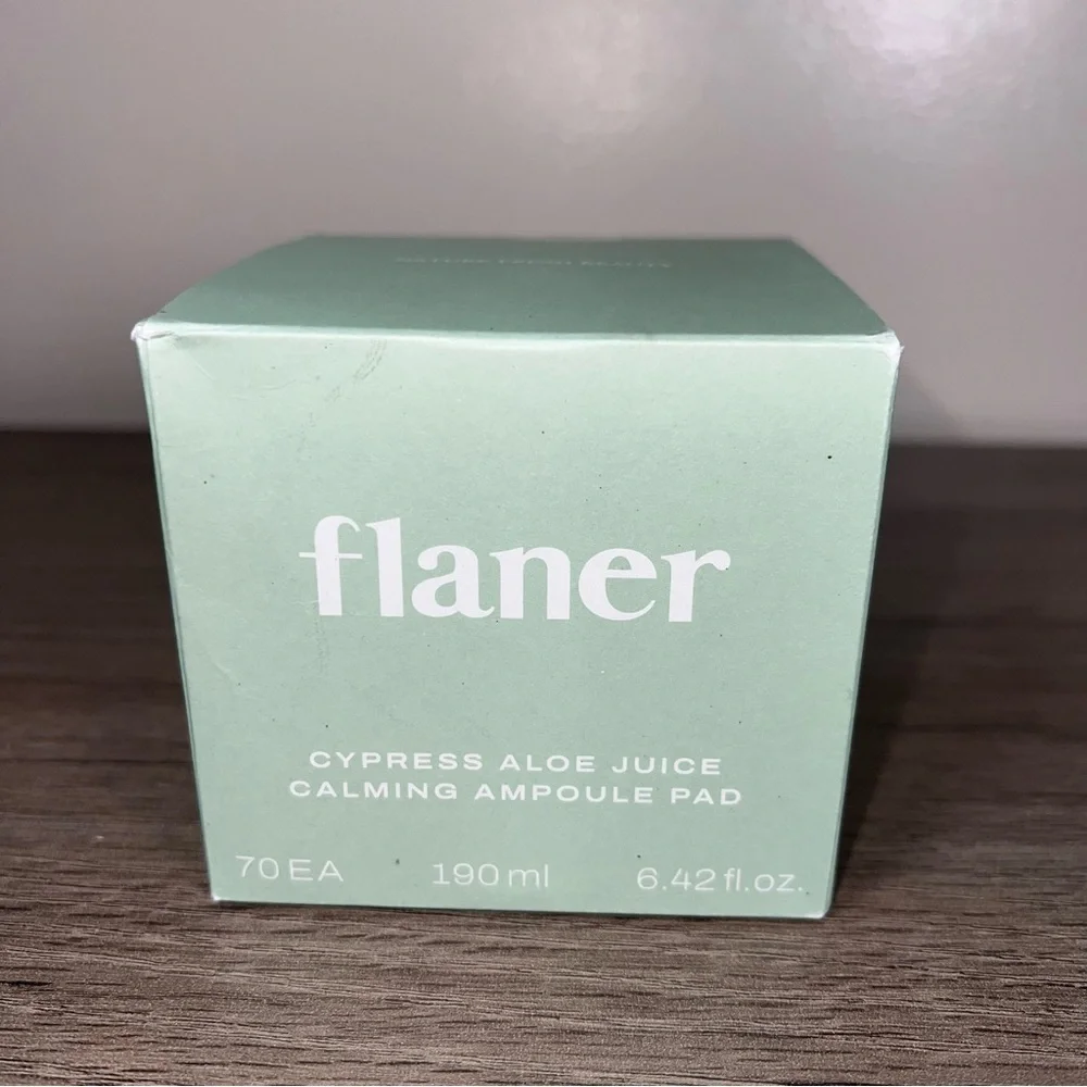 Korean Skincare Flaner Cypress Aloe Calming Toner Pads